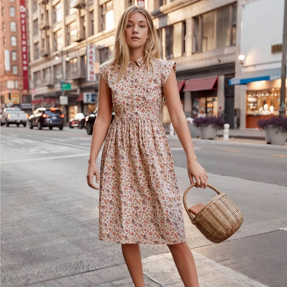 NWT Christy Dawn Piper Dress in Pansy Garden